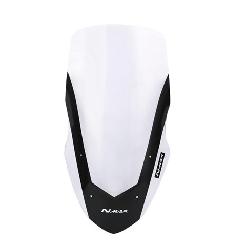 Magideal - Deflector De Pantalla De Viento Para Parabrisas De Motocicleta, Deflector De Viento Para Motocicleta, Frontal A Prueba De Viento, Accesorios , Transparente