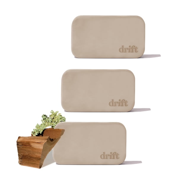 Ambientador de coche Drift Stone con aroma a teca, paquete de 3 unidades