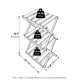 thumbnail image 3 of Mesa de Patio Furinno TIOMAN de 3 Niveles para Exterior, Madera Natural, 3 of 6