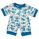 thumbnail image 1 of Pijama Build a Bear Stitch diseño hawaiano azul, 1 of 3