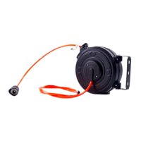 Ioensy - Carrete De Manguera De Aire Retráctil De 19,7 Pies Con Soporte Giratorio De 180° Para Taller De Reparación De Automóviles