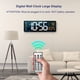 thumbnail image 2 of Reloj de pared Abovsare Digital LED de 16,2 pulgadas con mando a distancia, 2 of 8
