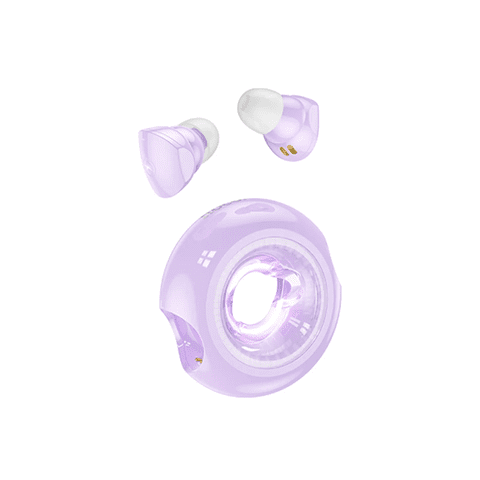 Audifonos Bluetooth Hoco Tws Ew71 Galaxia Morado