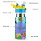 thumbnail image 3 of Tuca y Bertie Botella de Agua con Tapa Pop Top de Un Toque, Acero Inoxidable, a Prueba de Fugas, para Deportes, Botella Infantil azul 12 oz, 3 of 6