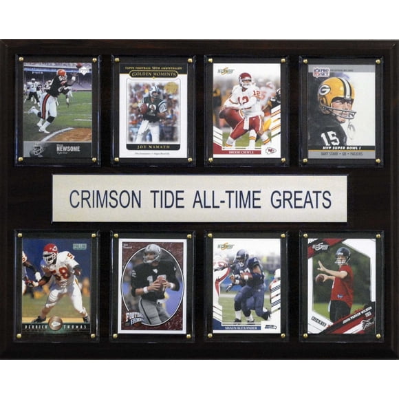 Placa C&I Collectables NCAA Football Alabama Crimson Tide
