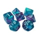 thumbnail image 1 of D4-D20 De Juguete De Entretenimiento Con Dados Poliédricos, 7 Uds., Para Juego De Fiesta, Verde Y Morado, 1 of 3