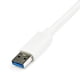 thumbnail image 4 of Adaptador USB 3.0 a Ethernet Gigabit NIC con puerto USB - Blanco, 4 of 9