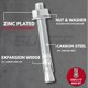 thumbnail image 2 of Anclajes de cuña SURGE BUILDING PRODUCTS 11 cm 25 unidades, 2 of 8