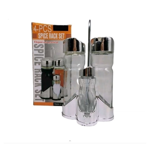 Genérico - Set De Alcuza Vidrio Clásica 5 Piezas Allegra