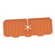 thumbnail image 5 of Colector De Salpicaduras De Alfombrilla De Grifo De Fregadero De Silicona Para Fregadero De Cocina Bandeja De Hotel Naranja, 5 of 5