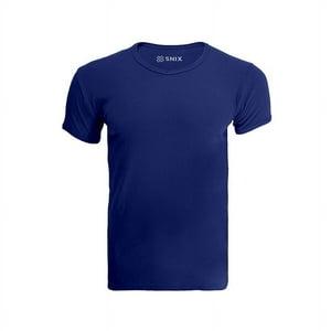 Snix - Polera Rib De Adulto Cuello V Azul Rey Talla Xxl