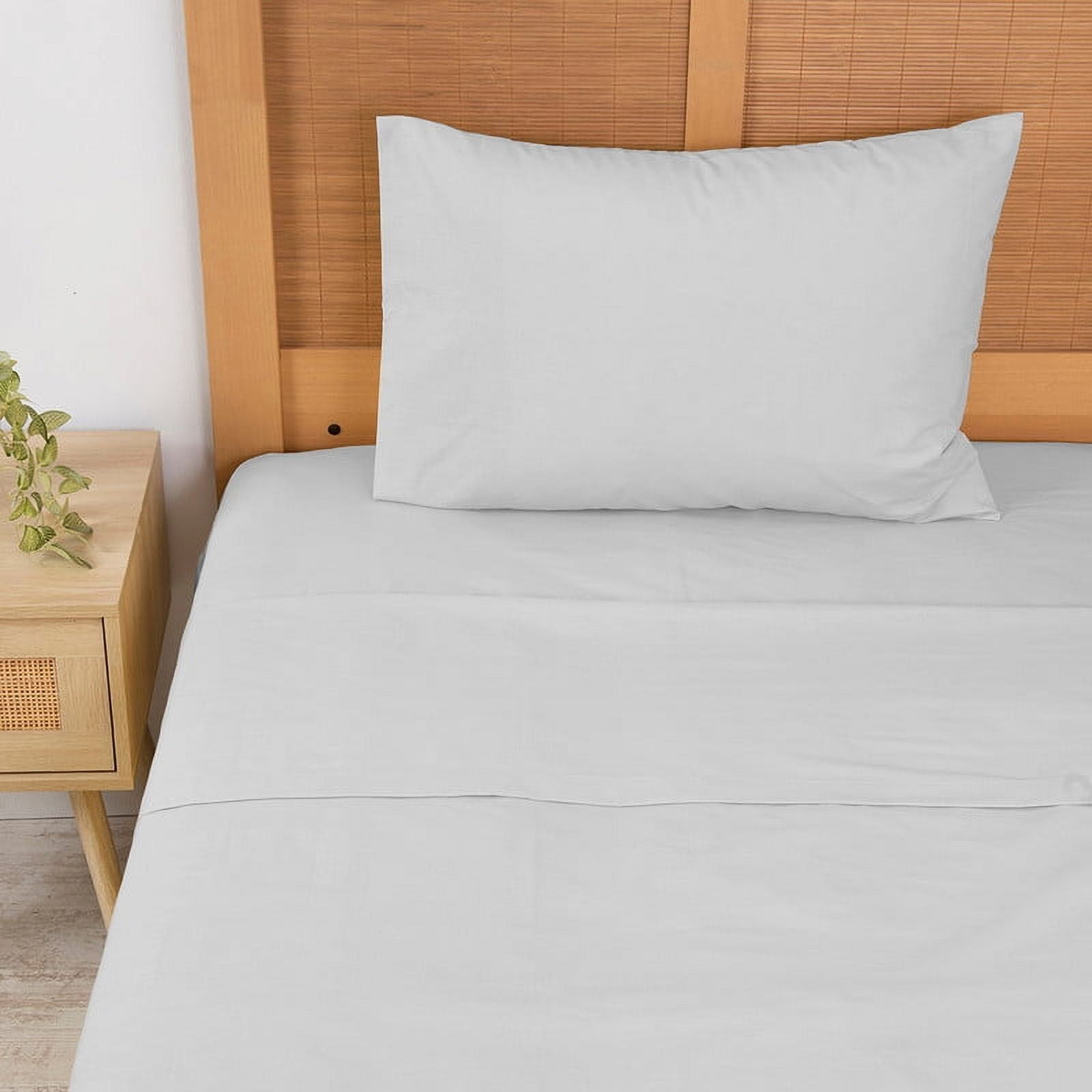 Mashini - Sábana 144 Hilos Colores Lisos 1.5 P Gris