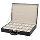 thumbnail image 4 of Caja de reloj grande de material cuero PU con 36 ranuras con bisagras resistentes, regalos, colección de relojes, organizador de relojes, vitrina de reloj, 4 of 5