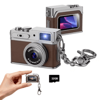 Innedd - Mini Cámara Café Portátil 1080P Pantalla Lcd + Microsd 32Gb