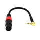 thumbnail image 2 of Cable De Audio XLR Hembra De 3 Pines A Conector Estéreo De 3,5 Mm En ángulo Recto, 2 of 5