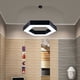 thumbnail image 3 of Lámpara Colgante Techo LED Minimalista Hexagonal Negro Jhn, 3 of 3