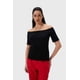thumbnail image 2 of Polera Mujer Con Bardot Negro, 2 of 4