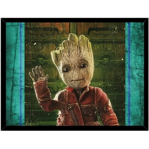 Genérico - Cuadro Decorativo Yo Soy Groot Medidas 30X40 Cm