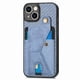 thumbnail image 2 of Funda Resistente para iPhone 13 con Tarjetero y Soporte, Diseño Magnético Azul, 2 of 5