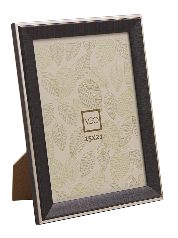 Vgo - Marco 10X15 Simil Madera Color Negro Negro