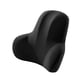 thumbnail image 3 of Cojín para asiento de automóvil con espuma viscoelástica y seda de leche para soporte lumbar ergonómico, cómodo y transpirable para la oficina, viajes Negro, 3 of 5