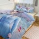 thumbnail image 1 of Cartoon Frozen 3-Piece Bed Set Warm And Comfortable Kawaii Bedding Set Cute Soft Microfiber Bedclothes for Boys Girls Kids Bed Sheets, 1 of 5