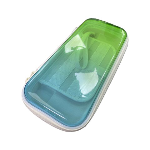 Genérico - Estuche De Transporte Compatible Con Switch Tornasol Verde