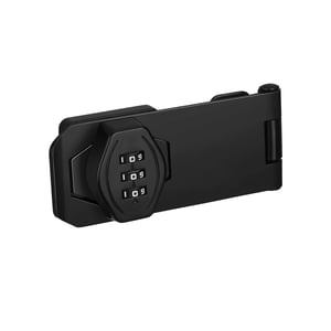 Magideal - Caja De Seguridad Con Combinación De Cerrojo Giratorio Para Almacén Y Oficina - Caja Fuerte Con Cierre Giratorio Para Guardar Tus Pertenencias En El Negro 8X4.1X2.3Cm