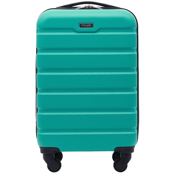 Luggage Wrangler Hardside Spinner, equipaje de mano, 55 cm, color verde azulado