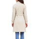 thumbnail image 3 of INSPIRE CHIC Abrigo de Doble Botonadura para Mujer con Cuello Alto, Gabardina de Longitud Media, Abrigo de Invierno con Cinturón XS Blanco, 3 of 6