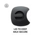 thumbnail image 4 of Jarra de vidrio ChefWave CW-NMM-BLK con tapa negra, accesorio, 4 of 9