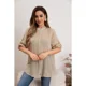 thumbnail image 3 of Blusa Mujer Lino Algodón Premium Liviana manga Larga Cuello Mao 8055, 3 of 3