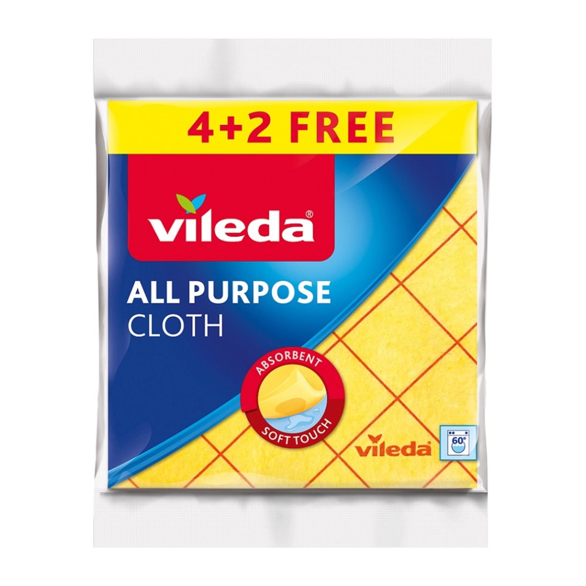 Vileda - Paño Multiuso Con Microfibra Bolsa