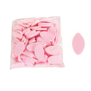 Ioensy - 100 Esponjas De Práctica Con Forma De Ojo Para Mejorar La Belleza Y Las Pestañas, Color Rosa