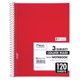 thumbnail image 1 of Cuaderno Mead de 3 materias, rayado college, 120 hojas, 27 x 20 cm, 1 of 8