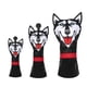 thumbnail image 4 of 3 fundas de cuero PU para cabeza de palo de Golf, funda de madera con etiqueta de número intercambiable, equipo de funda protectora impermeable Unisex, 4 of 5