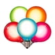 thumbnail image 1 of Juego de luces LED Vickerman G40-E12 de filamento, 18 bombillas, multicolor, 1 of 4