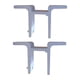 thumbnail image 5 of 2x Toldos Retráctiles Soporte De Montaje En Pared Soporte De Pared Para Patio Toldo De Sombra Blanco, 5 of 5