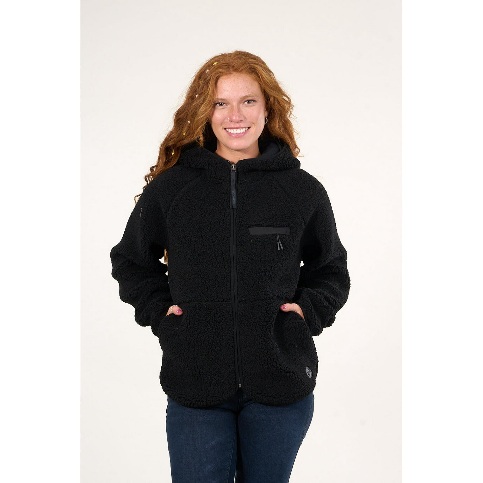 Polemic - Poleron Sherpa Mujer Full Zipper Y Capucha Vw8765