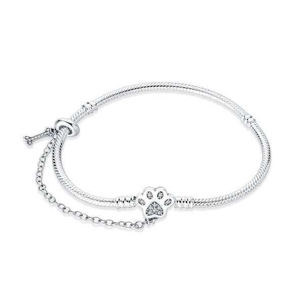 Pulsera LNQOBU de plata esterlina 925 con cadena tipo serpiente para mujer