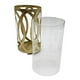 thumbnail image 4 of Candelabro Porta Velas Dorado Figura Diseño Moderno, 4 of 4
