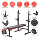 thumbnail image 5 of Press Banca Abdominal Reclinable Rack Pesas 5 Nivel Boomfit, 5 of 7