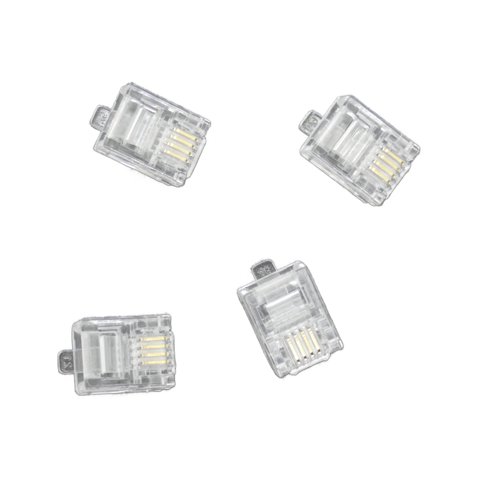 Pack De 4 Conectores Rj11 Macrotel – Telefonía Fija