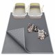 thumbnail image 1 of Alfombrilla de arena para gatos Waretary, extra grande, XL, en forma de panal, gris, 1 of 8