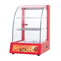 Vitrina Prochef 38 Cm. Roja Mantenedora De Calor