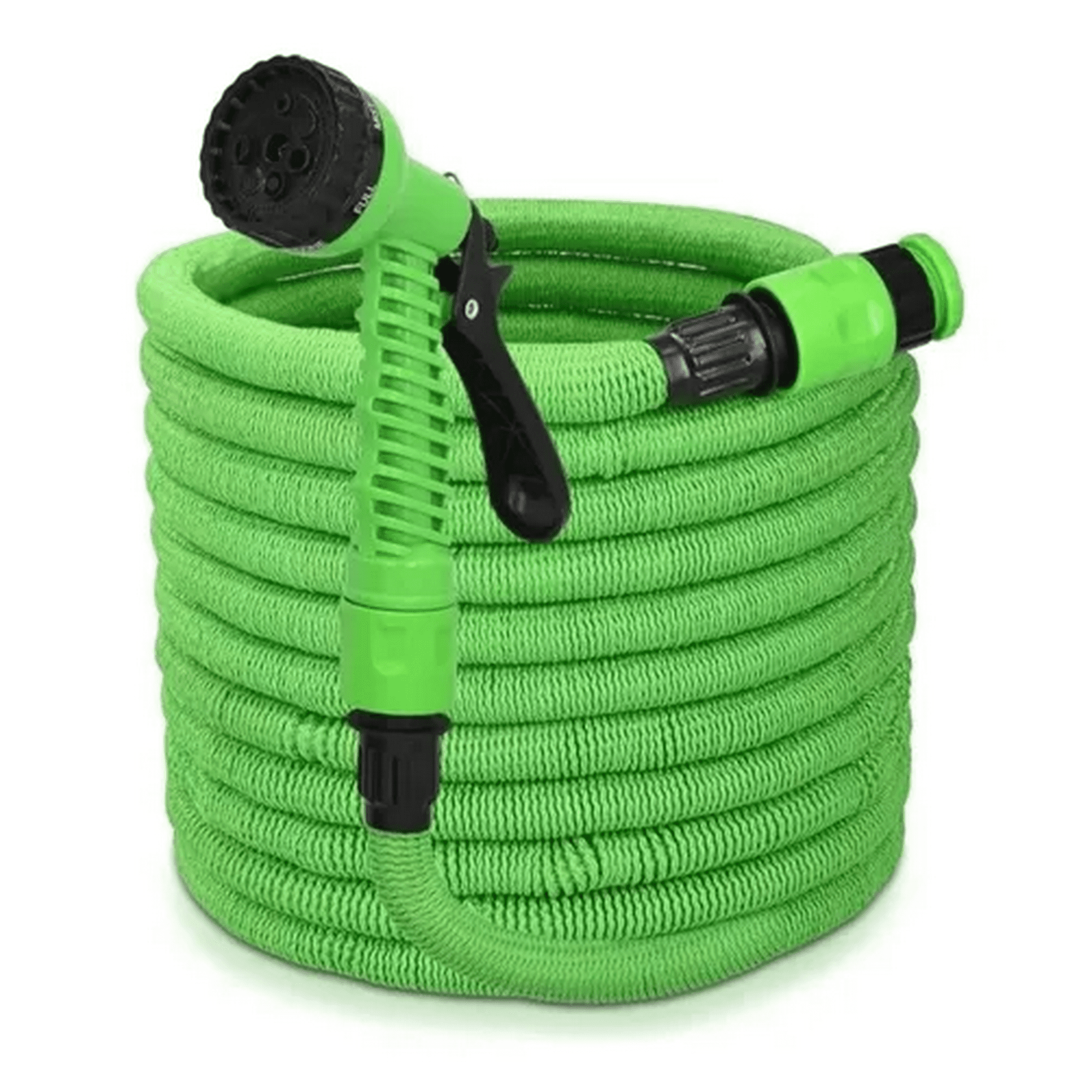 Genérico - Manguera Expandible Rectractil 15mts Manguera Reforzada Verde
