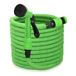Genérico - Manguera Expandible Rectractil 15Mts Manguera Reforzada Verde