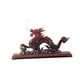 thumbnail image 4 of Estatua De Dragón Feng Shui, Decoración De Mesa De Cerámica Para Oficina, Dormitorio, Estante Rojo, 4 of 5