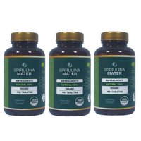 Spirulina Matter - Pack X 3 Spirulina Mater 100% Natural 180 Tabletas