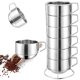 thumbnail image 1 of Juego de 6 tazas de café de acero inoxidable SZCXTOP de 200 ml, 1 of 7